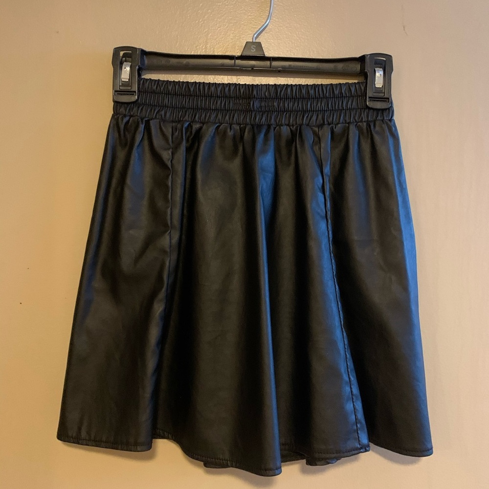 F21 Faux Leather Skirt